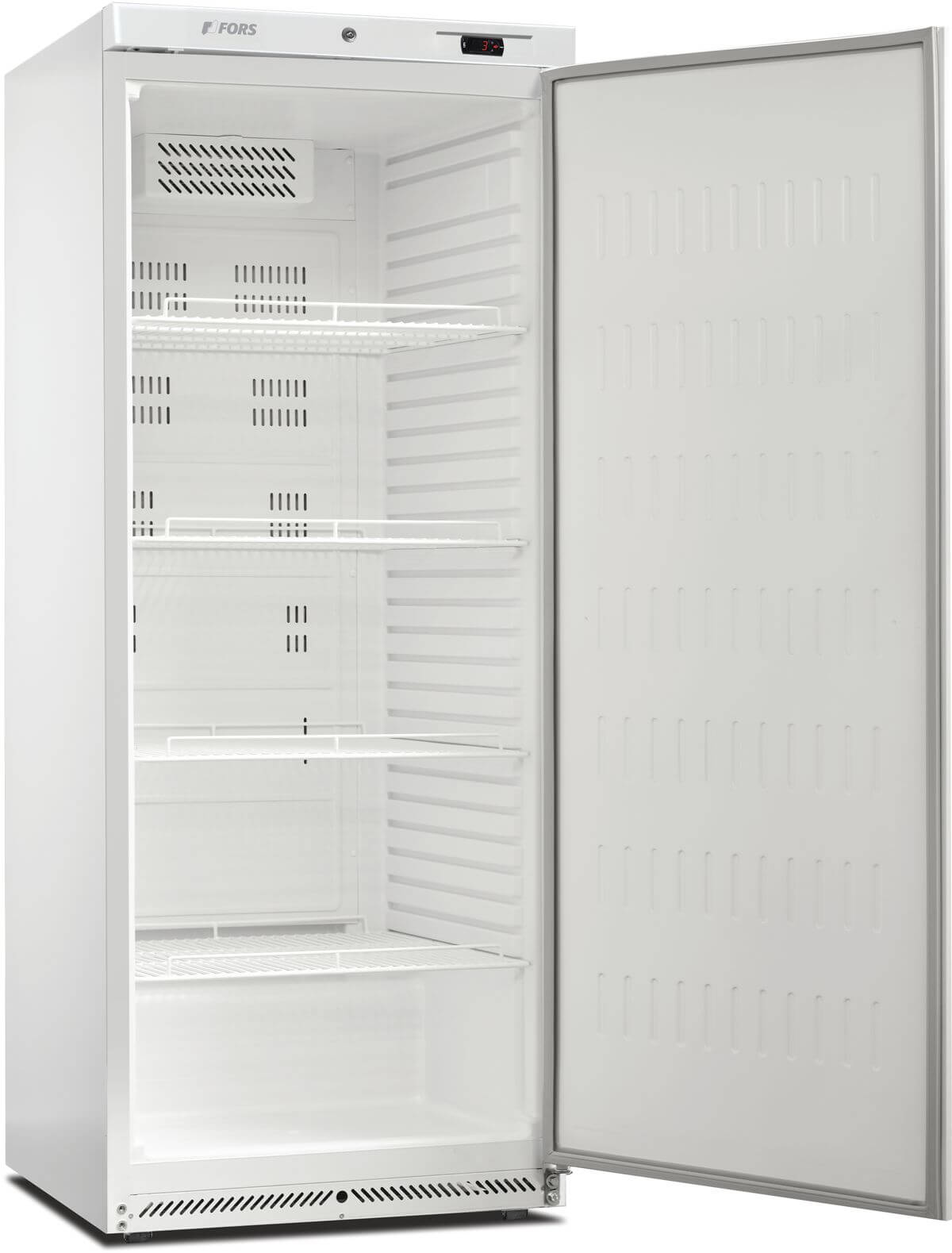 Bild von FORS GCV 600 W Gastronomie-Kühlschrank, Volltür,  GN 2/1 Bandung rechts, wechselbar Weiss