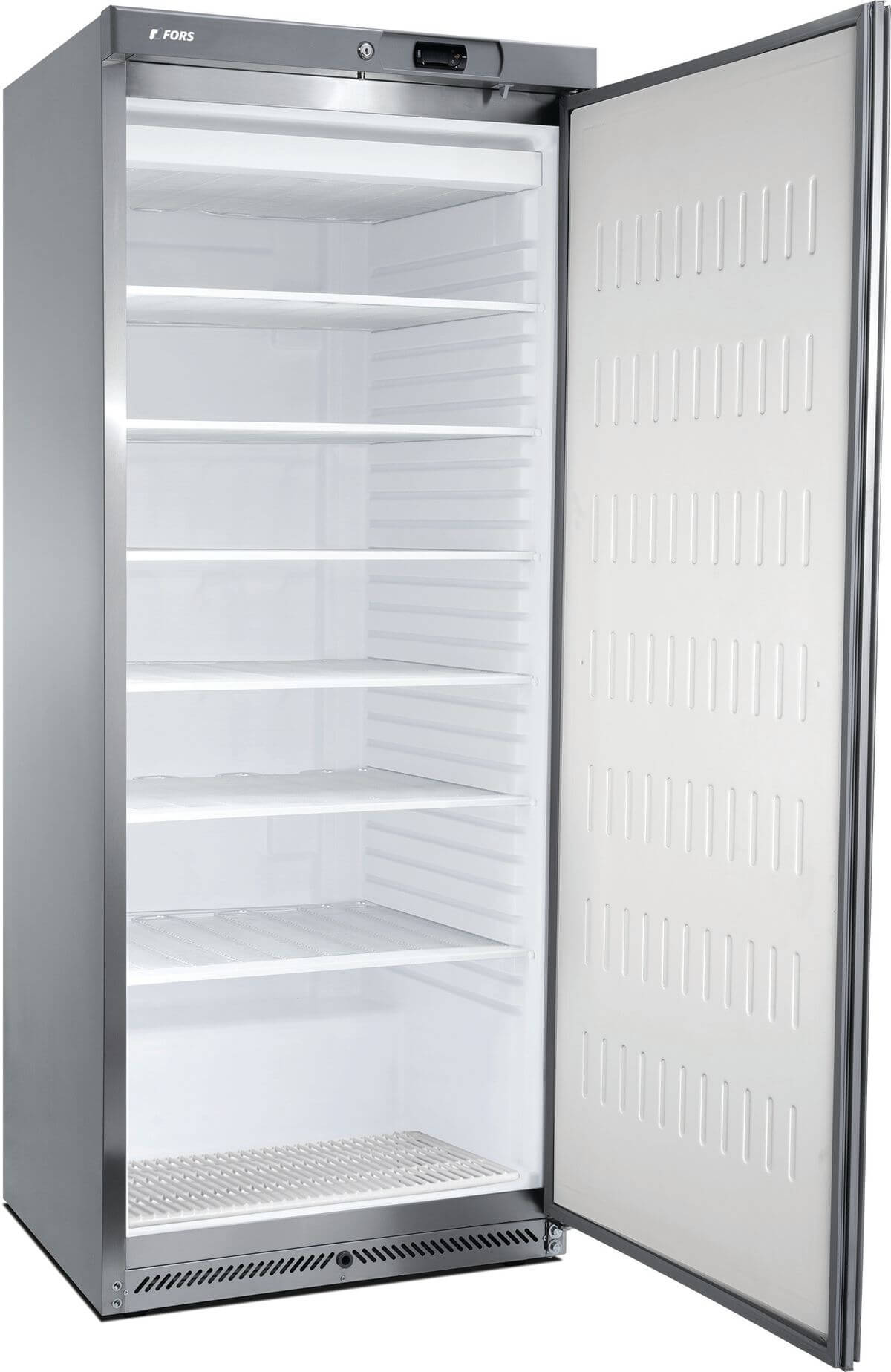 Bild von FORS GFS 600 ES Gastronomie-Gefrierschrank, Volltür, GN 2/1 Bandung rechts, wechselbar Edelstahl