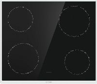 Bild von GORENJE ECD 641 BX Glaskeramik-Kochfeld Chromstahl-Rahmen