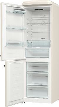 Bild von GORENJE ONRK 619 DC-L-CH Kühl-/Gefrierkombination Champagne links