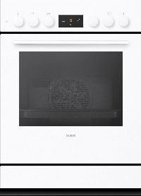 Bild von SIBIR 517129 EH TRITHERM V600 Herd Glas Weiss