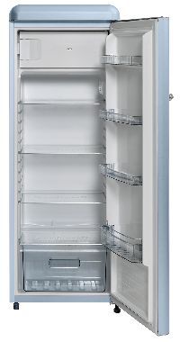 Bild von SIBIR Oldtimer OT 23010 AB Kühlschrank mit Gefrierfach Pastellblau rechts