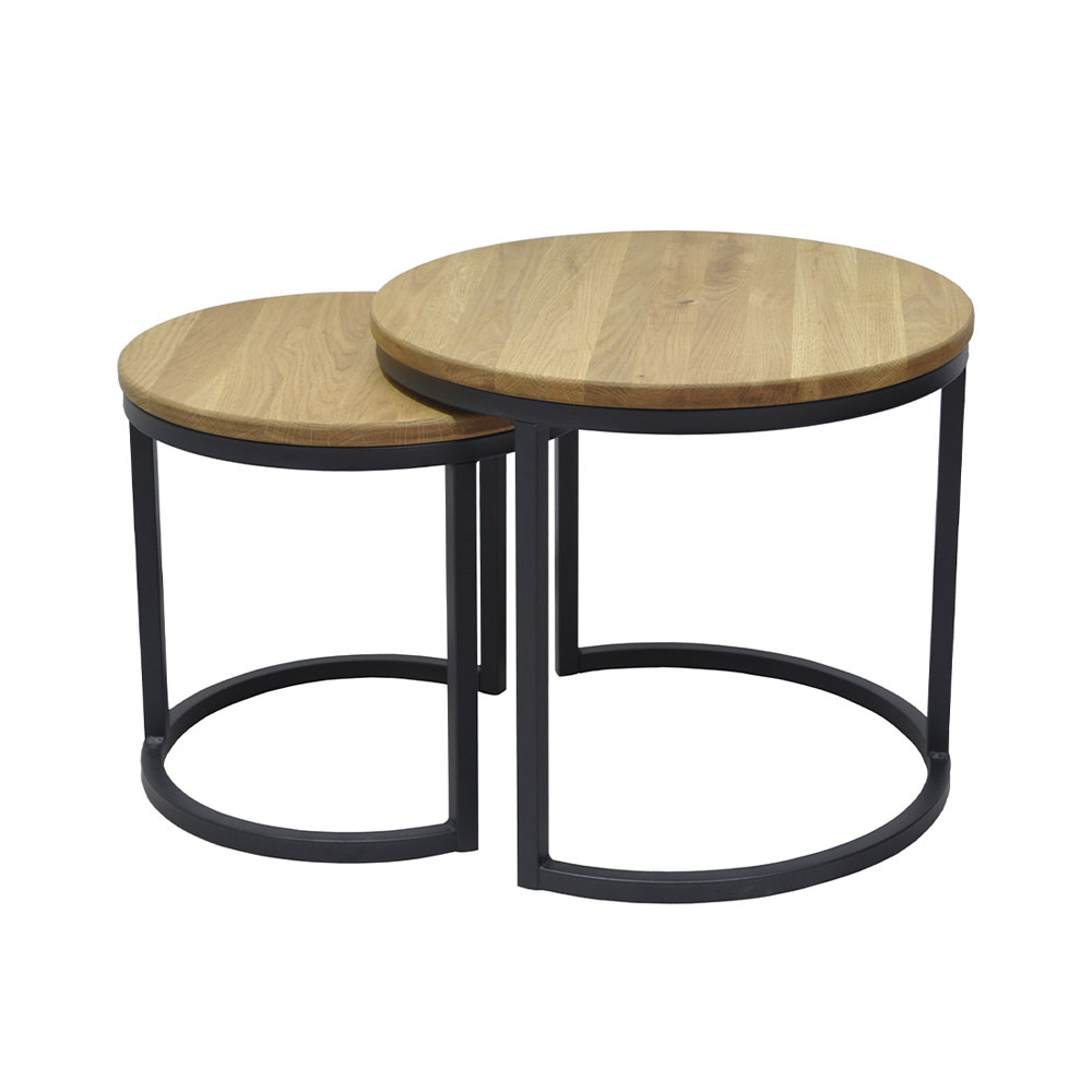 Bild von CONTINI Couchtisch rund 2 teilig