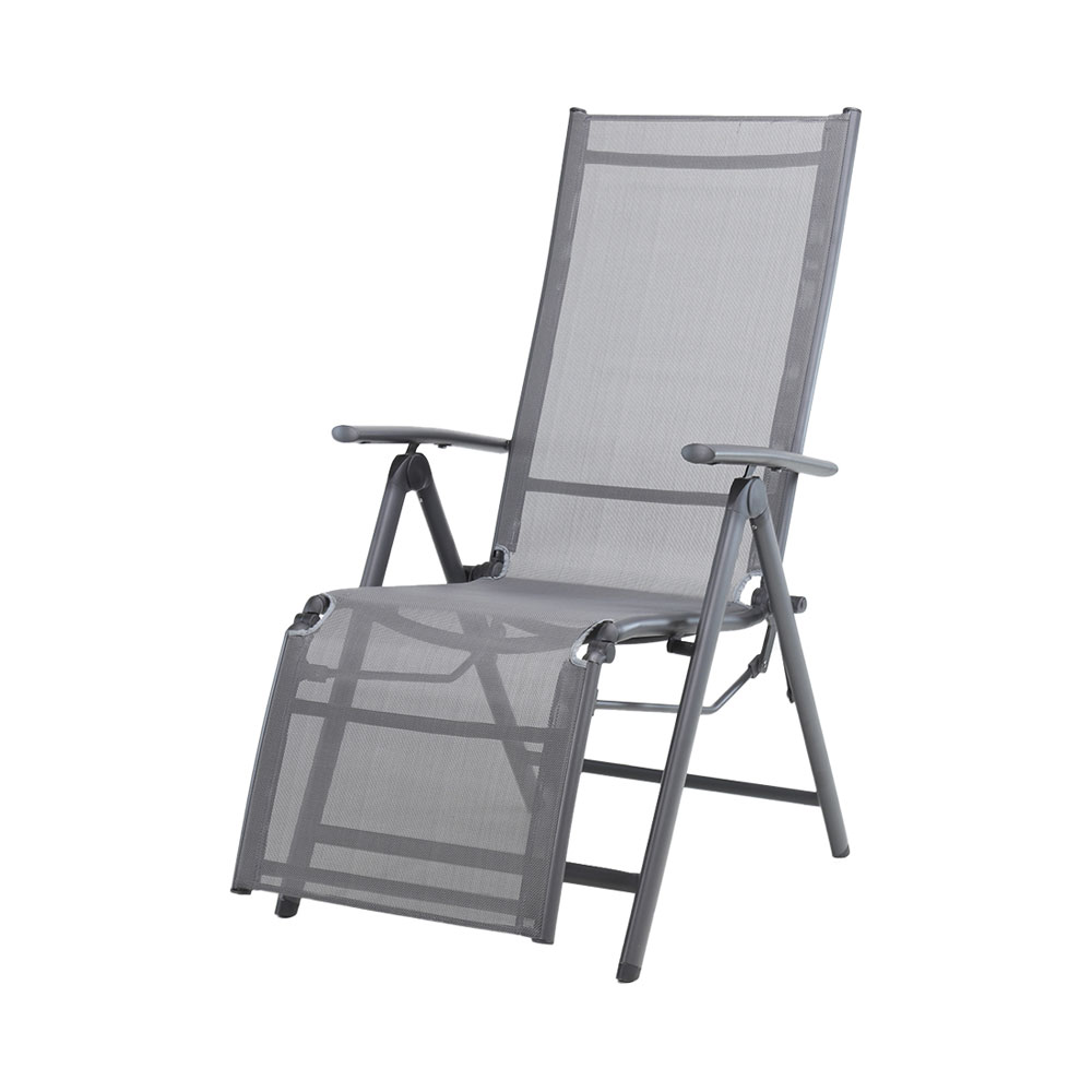 Bild von CONTINI Relaxliegestuhl anthrazit