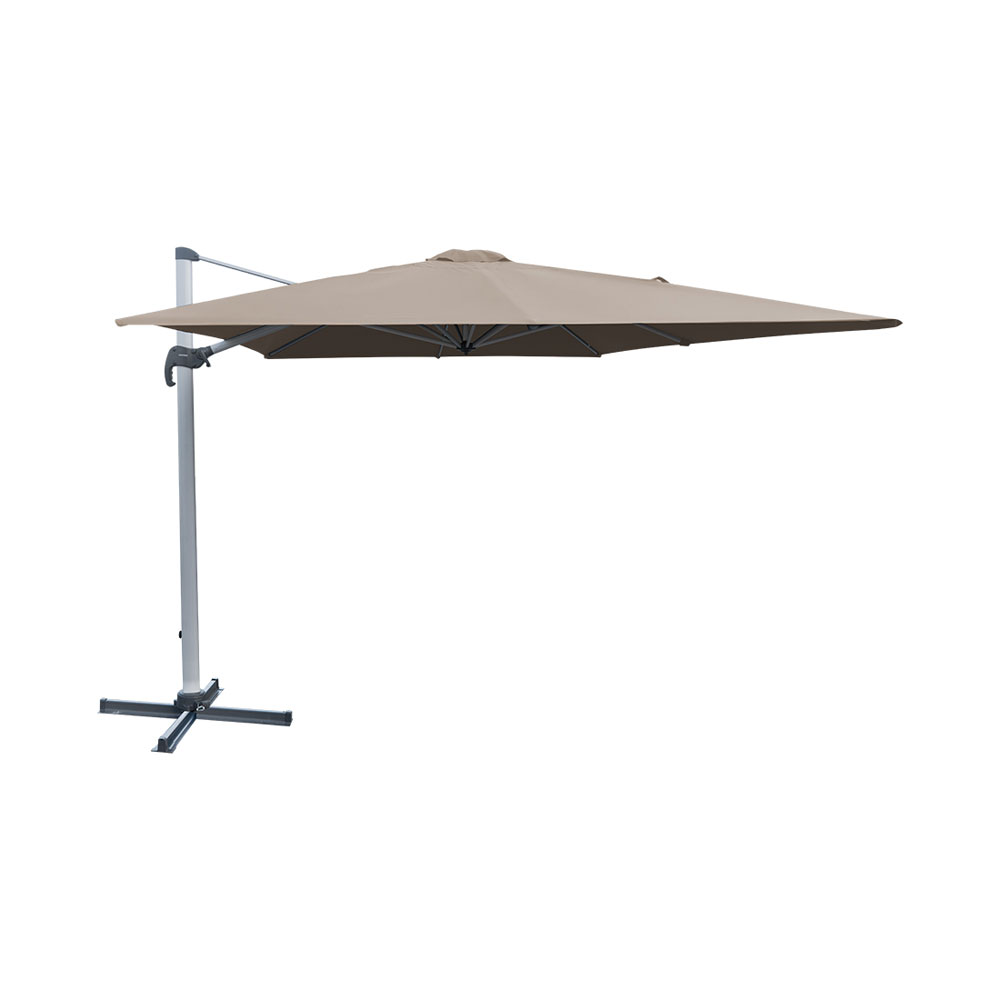 Bild von CONTINI De Luxe Ampelschirm 2.0 3x3m taupe