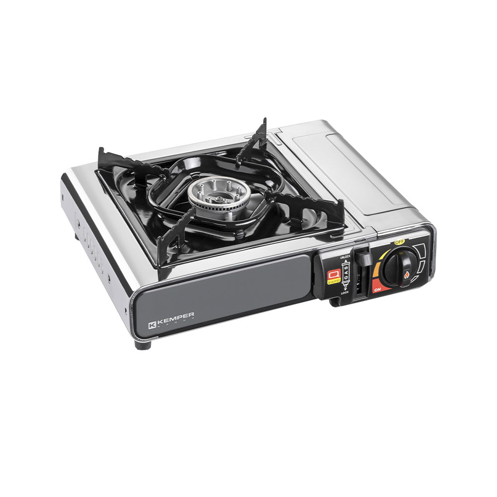 Bild von KEMPER Camping Gaskocher Edelstahlt XTRA Smart