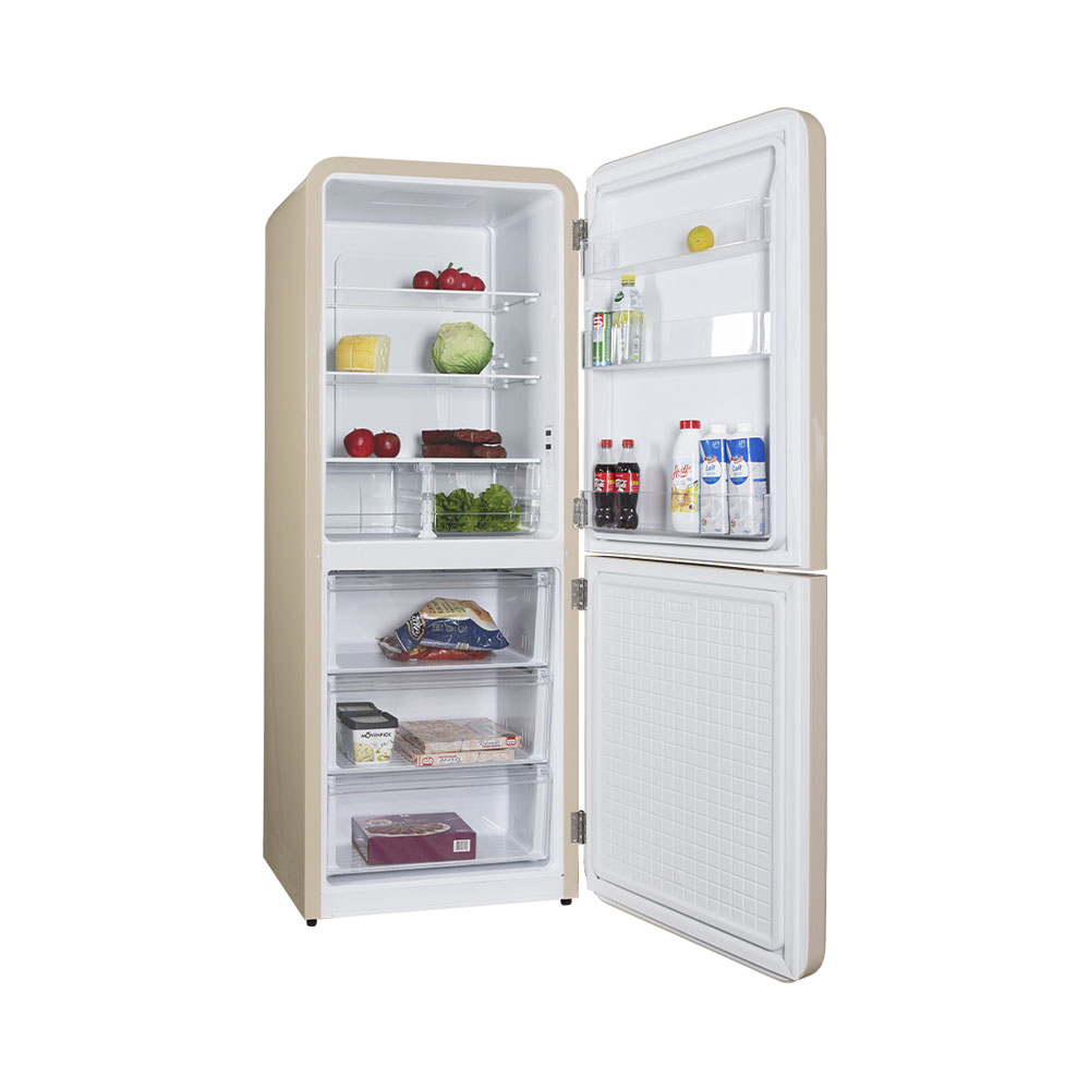 Bild von Kibernetik KSTK401 Retro Kühl-Gefrierkombination beige