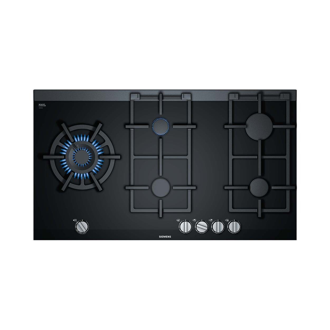 Bild von Siemens ER9A6SB70 iQ700 Gaskochfeld, 90 cm Glaskeramik, Schwarz