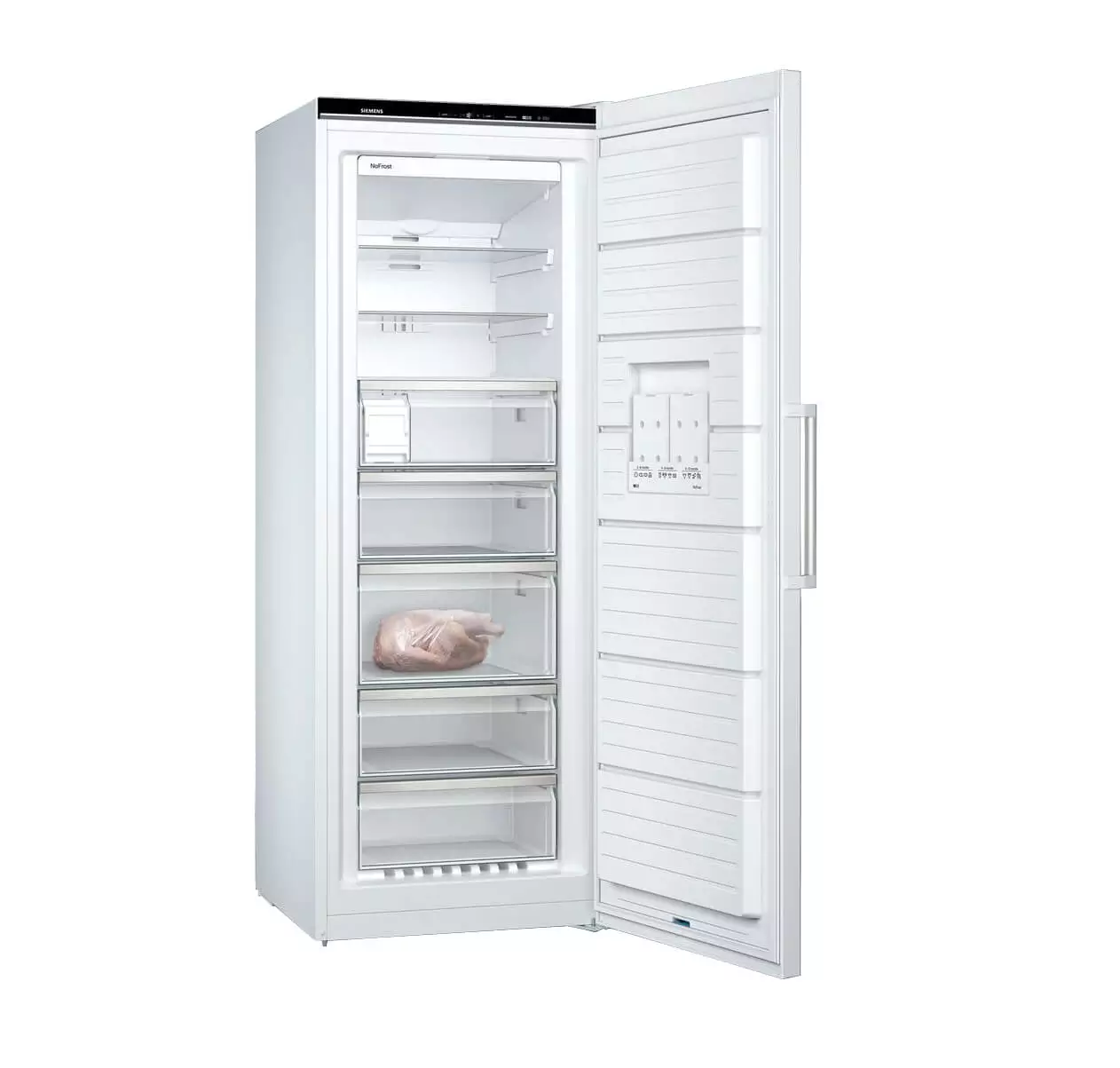 Bild von Siemens GS58NAWDPH iQ500 Freistehender Gefrierschrank 191 x 70 cm, Weiss