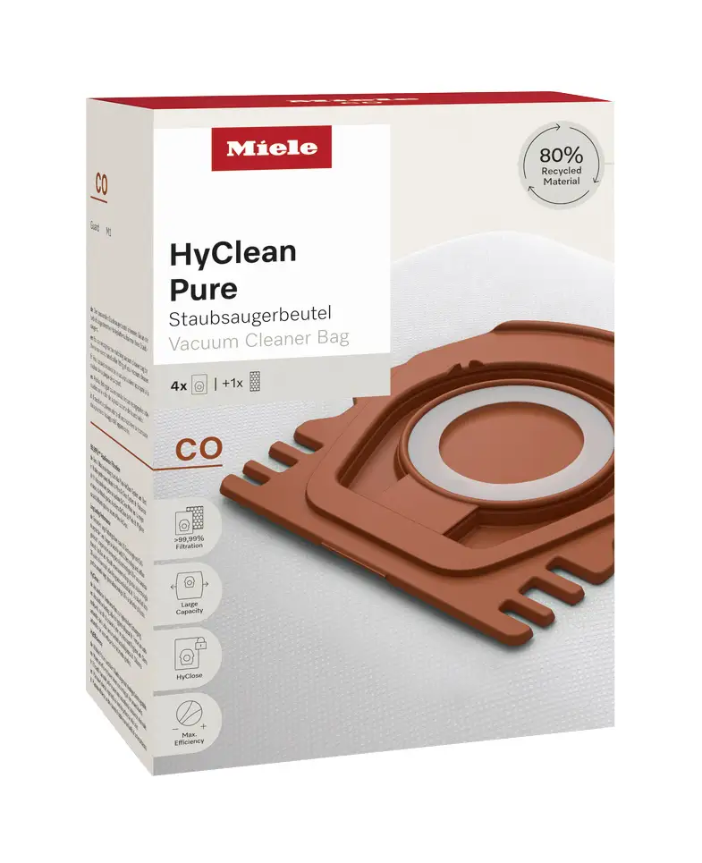 Bild von MIELE CO HyClean Pure Staubsaugerbeutel