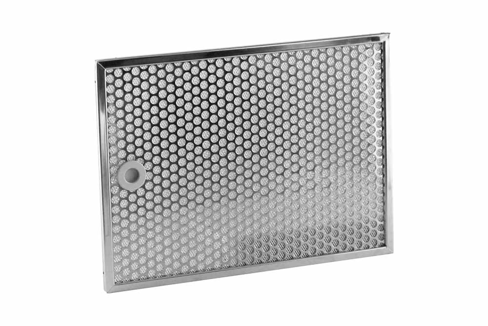 Bild von Wesco Fettfilter 318 x 234 x 9 mm Rahmen CNS, Alu, Griff kurze Seite mit Lochblech, 4000668