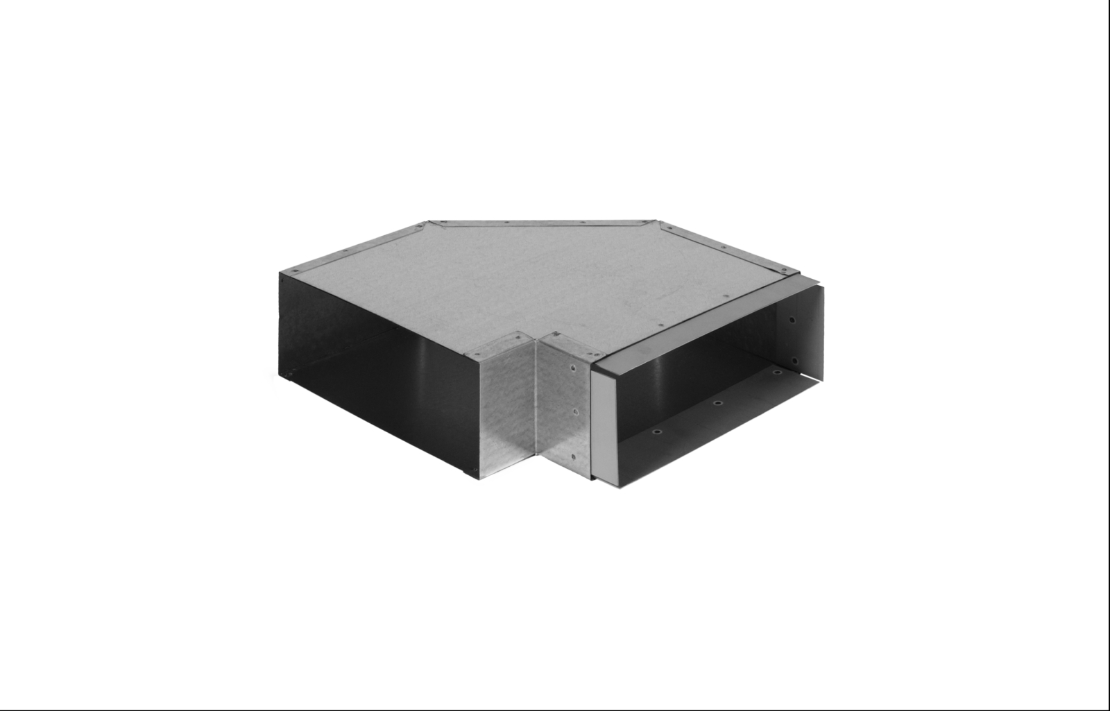 Bild von Wesco Flachkanal Typ 100 Bogen waagrecht 90°,, 4004107