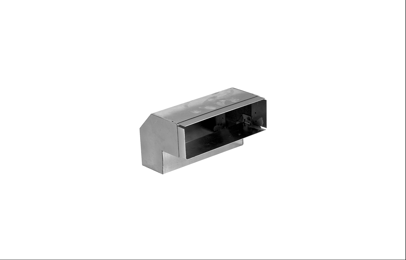 Bild von Wesco Flachkanal Typ 100 Bogen senkrecht 90°,, 4004108