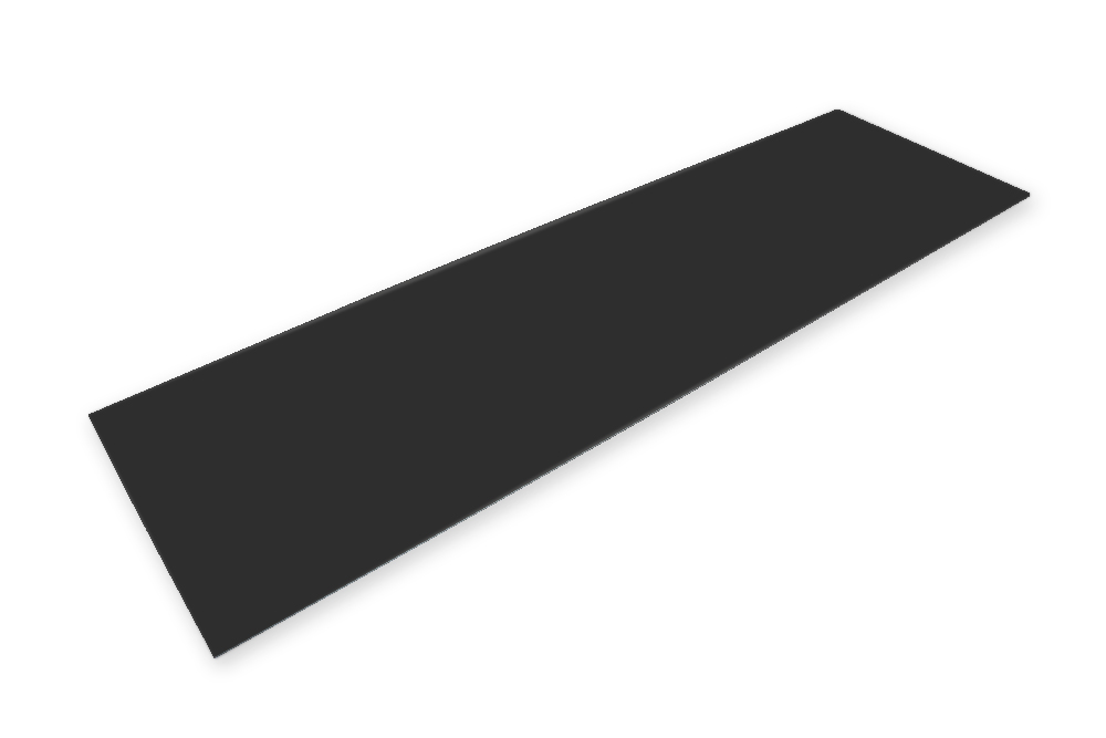Bild von Wesco Abdeckung Lüftereinheit Kunststoff schwarz, 1000x291x3 mm, 4013895