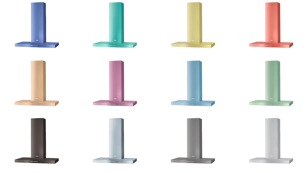 Bild von MIELE PUR 98 W RAL Wand-Dunstabzugshaube