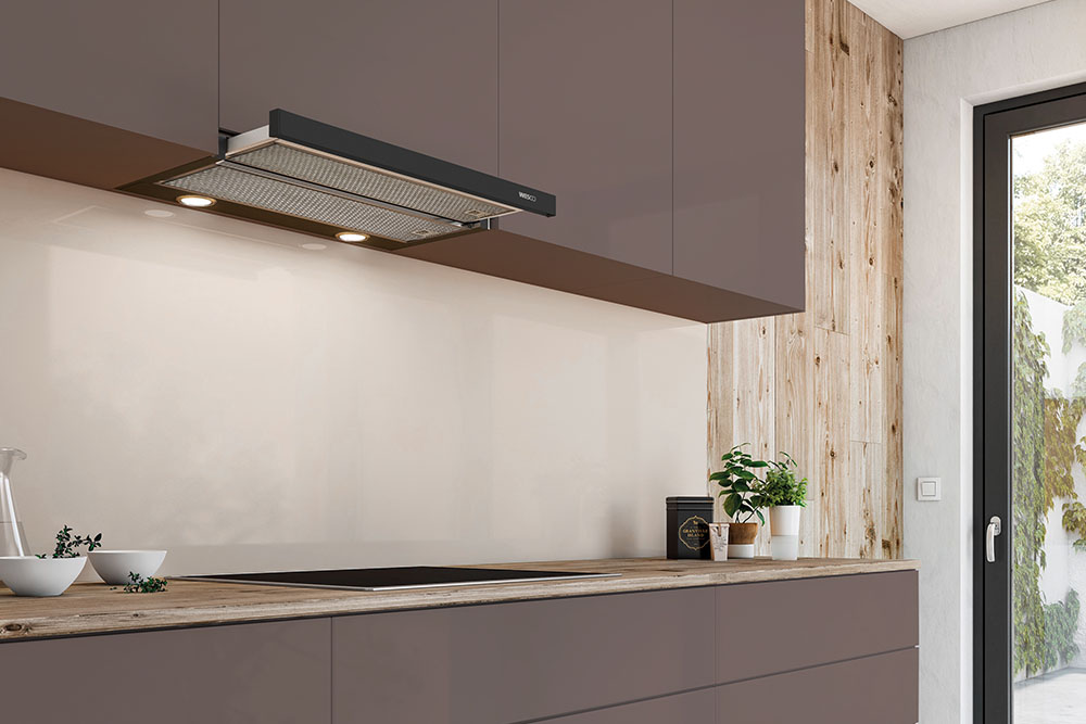 Bild von Wesco EVM 215-55 Einbauhaube schwarz 55 cm, 4010489