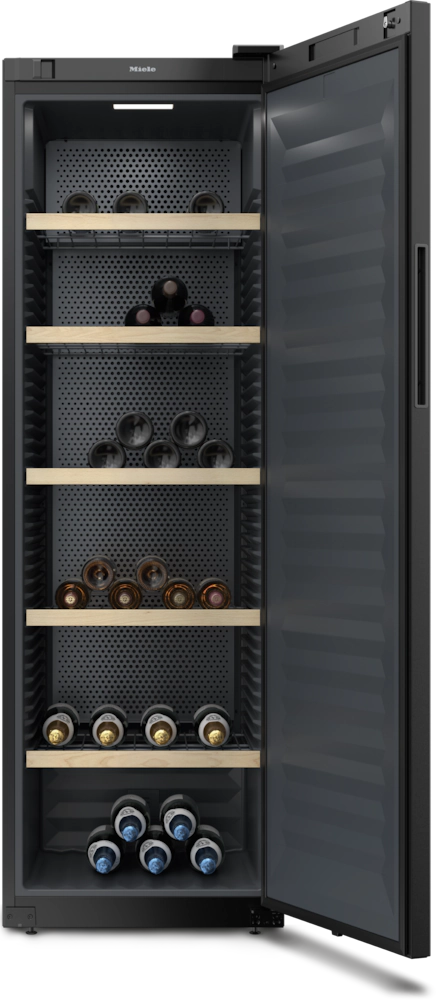 Bild von MIELE KWT 4584 E Stand-Weinschrank Schwarz 