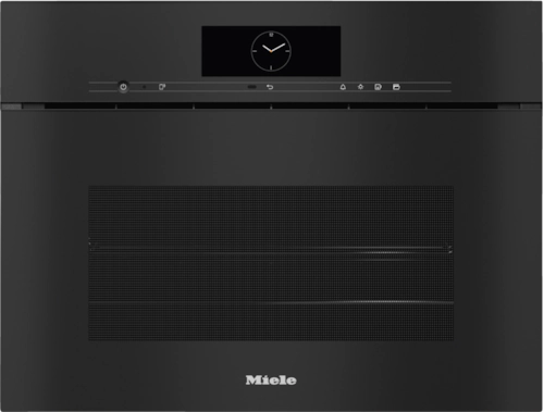 Bild von MIELE DGC 7845-60 HCX Pro Griffloser Kompakt-Dampfbackofen Obsidianschwarz