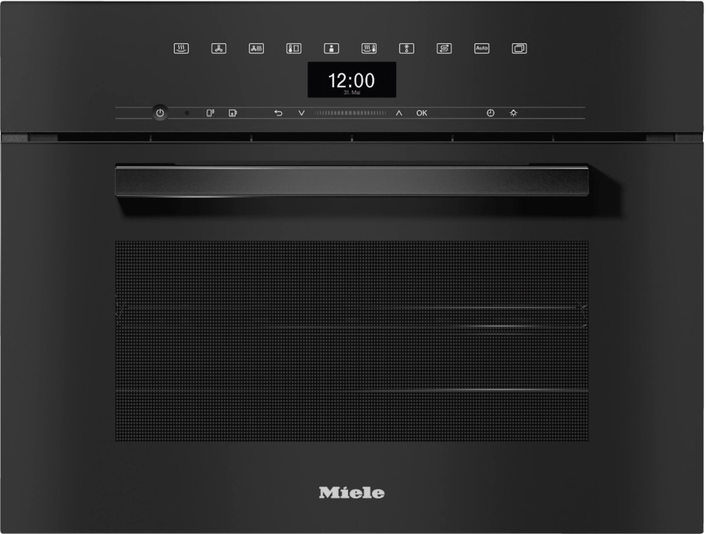 Bild von MIELE DGC 7440-60 HC Pro Kompakt-Dampfbackofen Obsidianschwarz