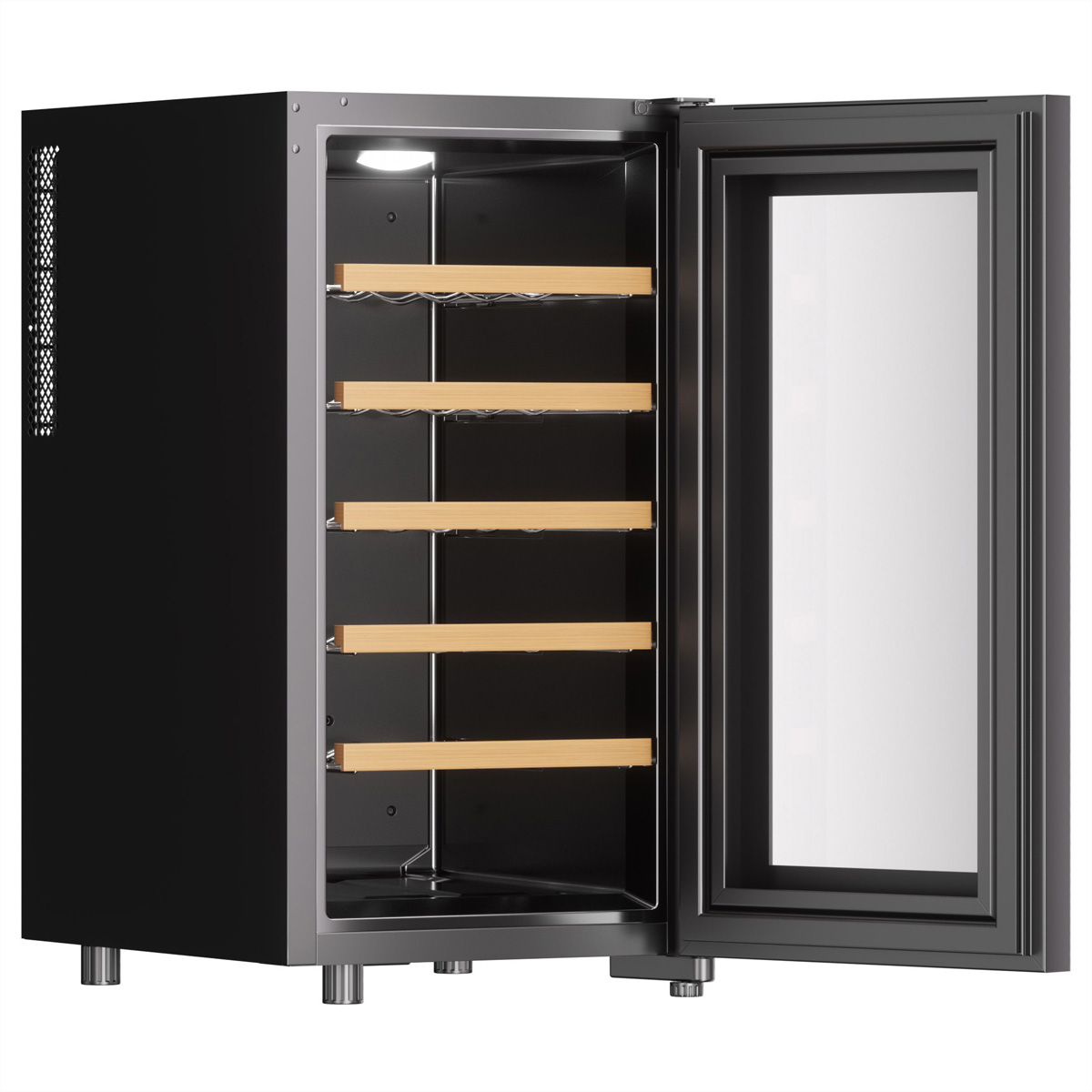 Climadiff CUVEE18 Weinkühlschrank CUVEE18, Freistehend, 1 Zone, 18 Flaschen