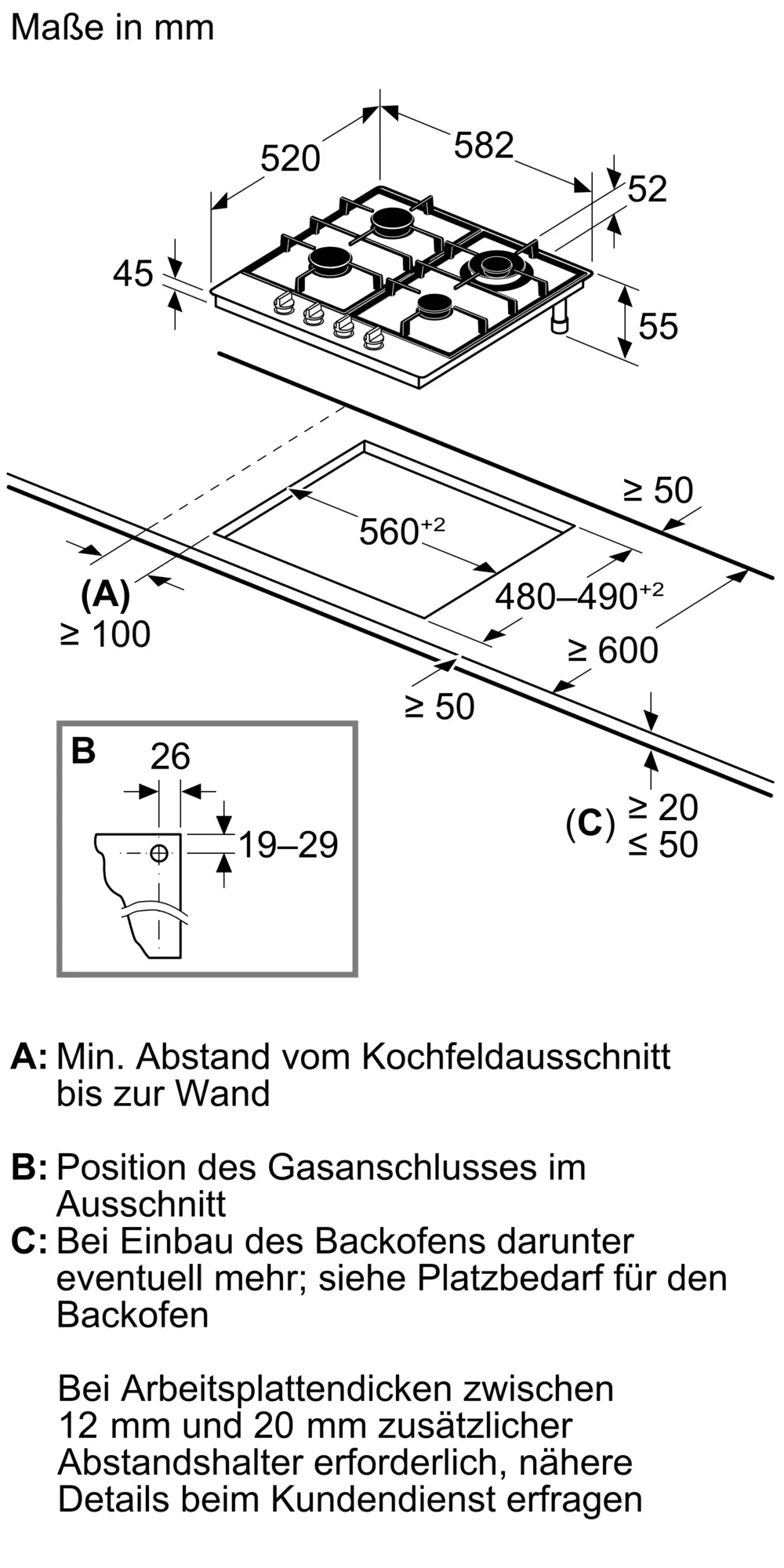 Siemens EC6A5HI90 iQ700, Gaskochfeld, 60 cm, Edelstahl, Bild 7