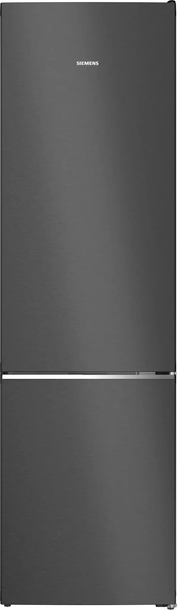 Siemens KG39N4X1F iQ500, Freistehende Kühl-Gefrier-Kombination mit Gefrierbereich unten, 203 x 60 cm, BlackSteel, Total noFrost