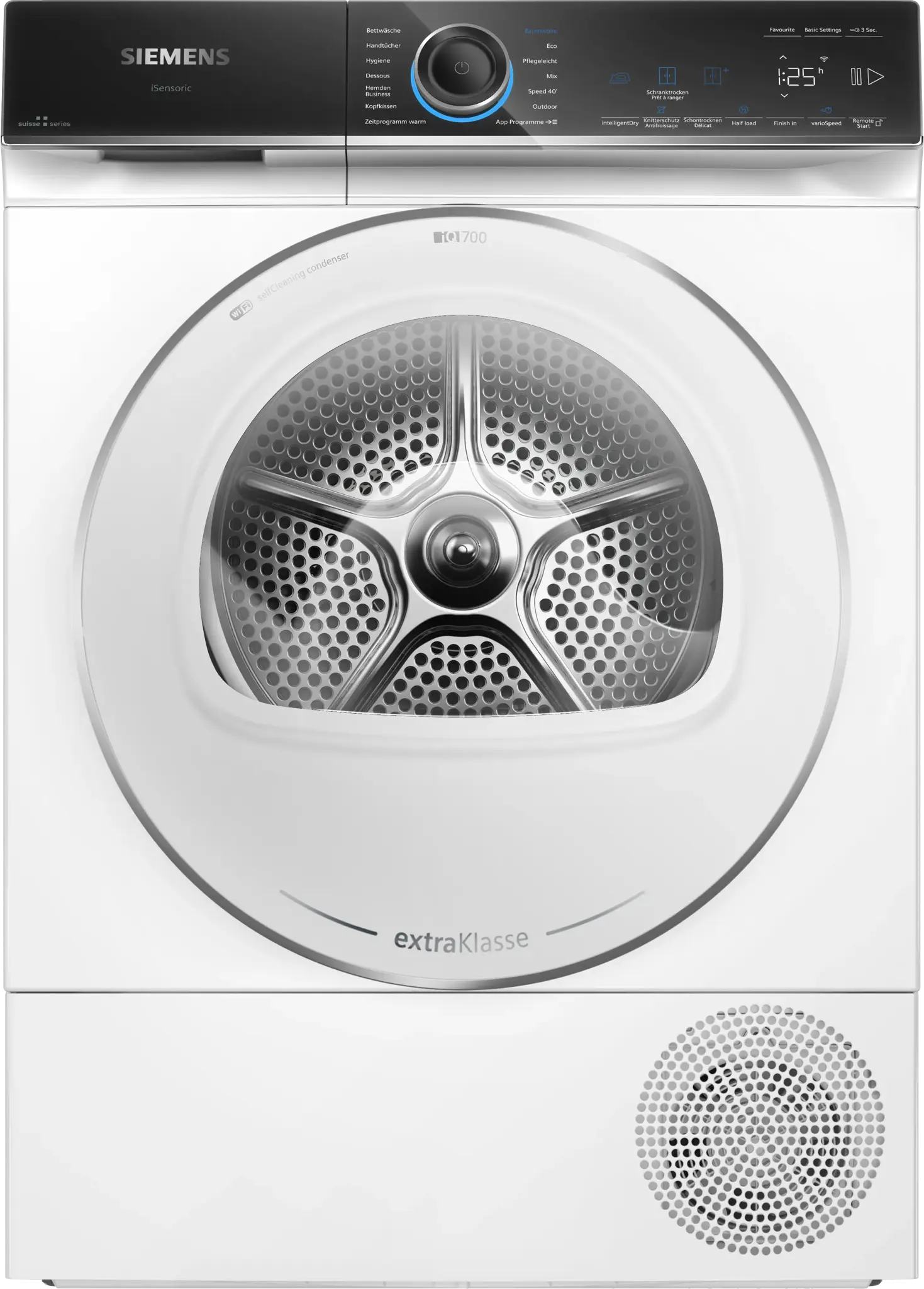 Siemens WQ46B2D1CH iQ700, Wärmepumpen-Trockner, 9 kg, Weiß