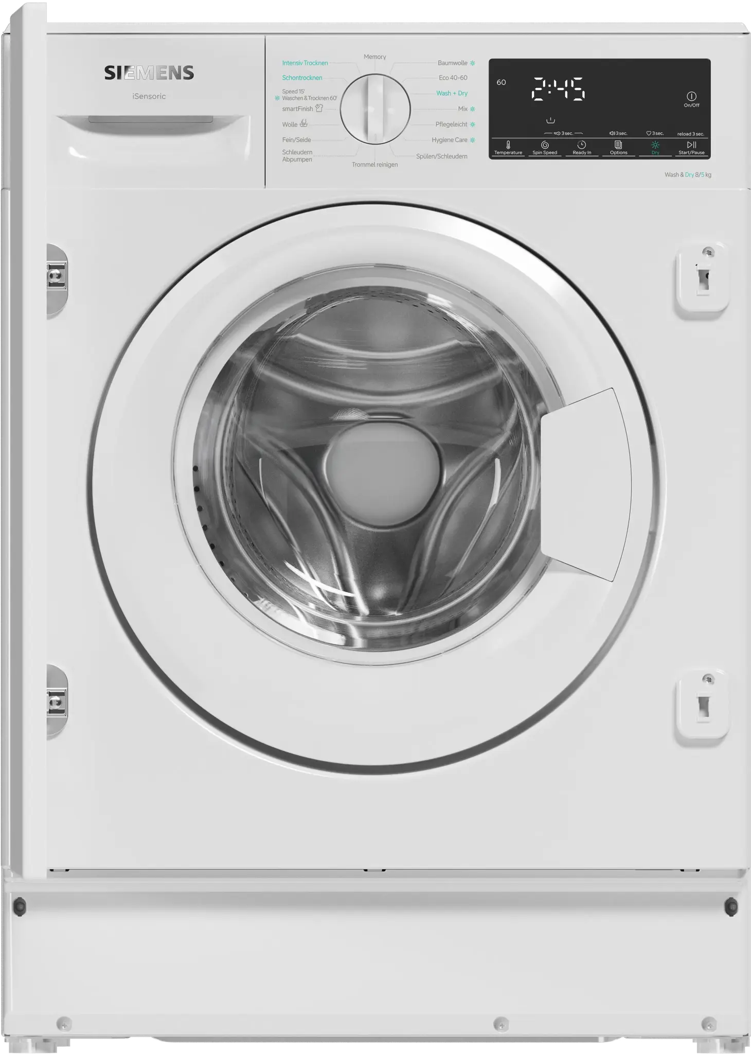 Siemens WK14D490CH iQ500, Einbau-Waschmaschine-Trockner, 7/4 kg