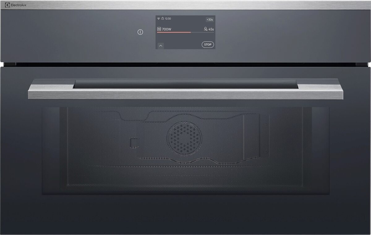 Electrolux EB3GL90CN Kompakt-Mikrowellengerät Chrom mit Antifingerprint Beschichtung , 944005227
