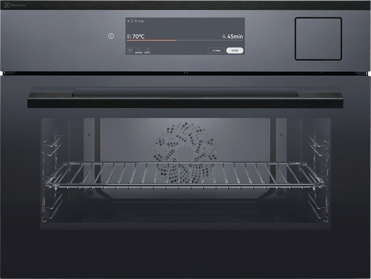 Electrolux EB4PL70KSP Kompakt-Steam Schwarz Spiegel Beheizungsart: Dampf / Heissluft, 944005144