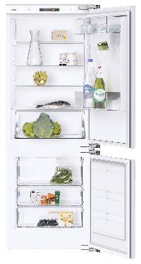 SIBIR Duo schwarz links C SMS Einbaukühlschrank 