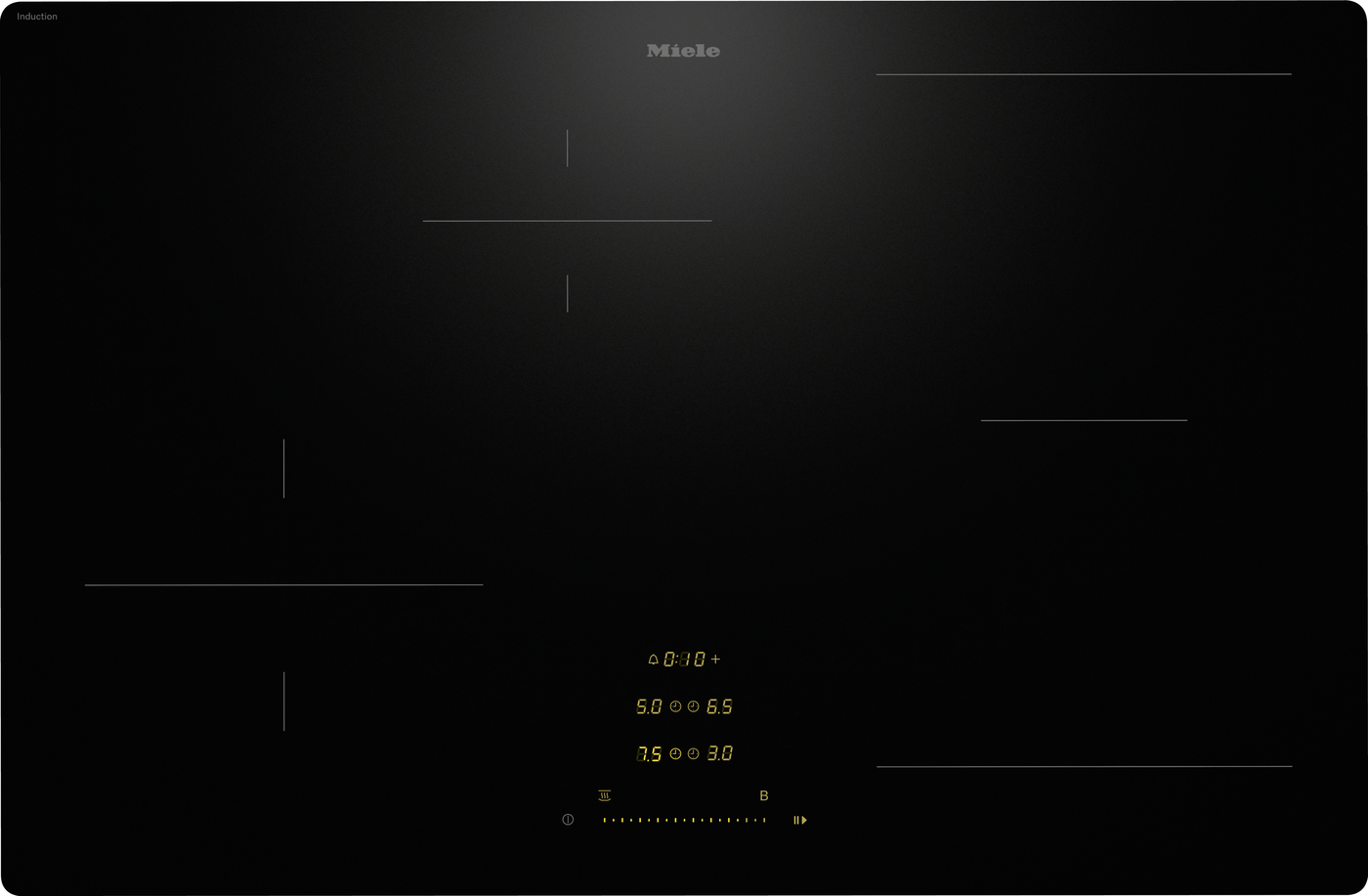 MIELE KM8483FXGLAS Induktions-Kochfeld KM 8483 FX Glas, 12940950