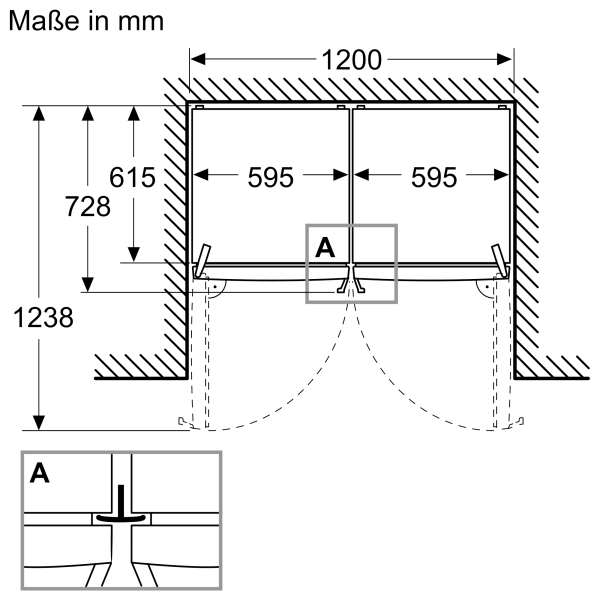 Siemens KS36NAXCG iQ500, Freistehender Kühlschrank, 186 x 60 cm , Bild 15