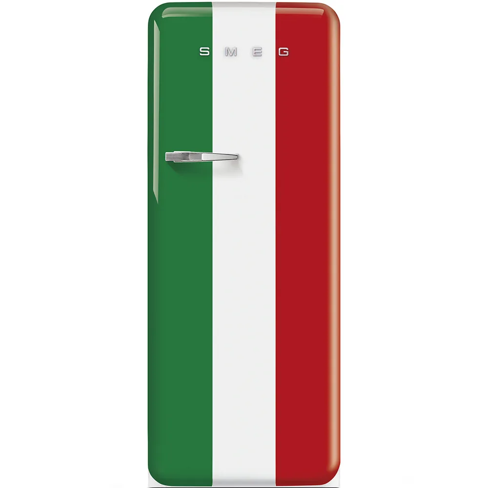 Smeg FAB28RDIT6 Kühlschrank 50's RETRO STYLE ITALIA freistehend Links