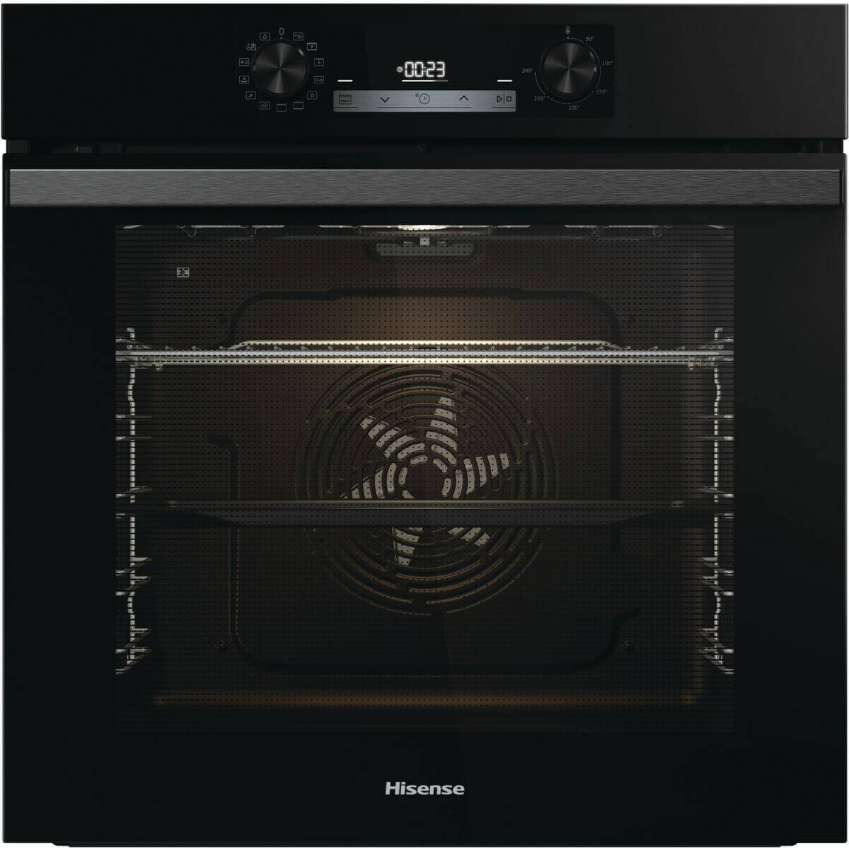 HISENSE BI64211PB Backofen Pyrolyse BlackGlass HI4