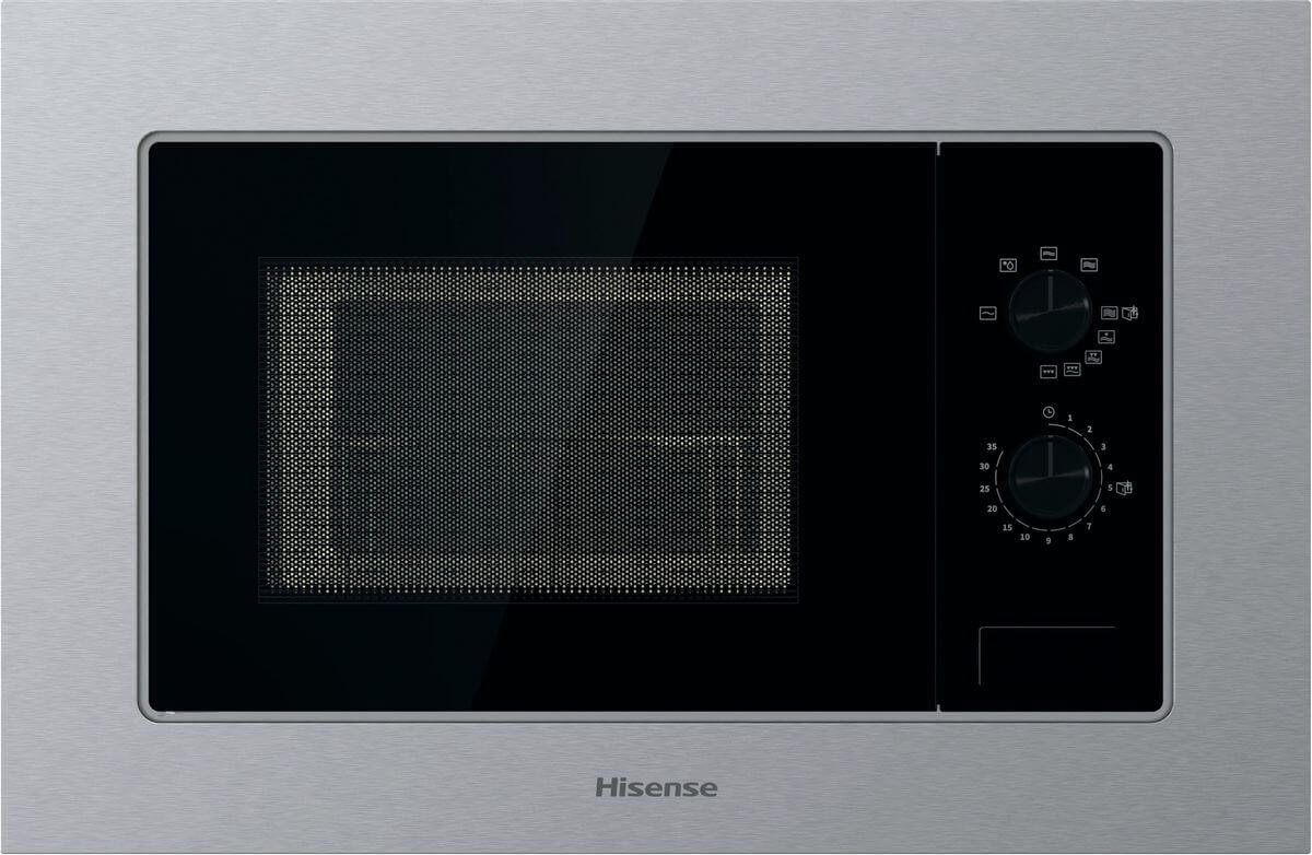 HISENSE BIM320G11X Einbau-Mikrowelle mit Grillfunktion Inox HI2