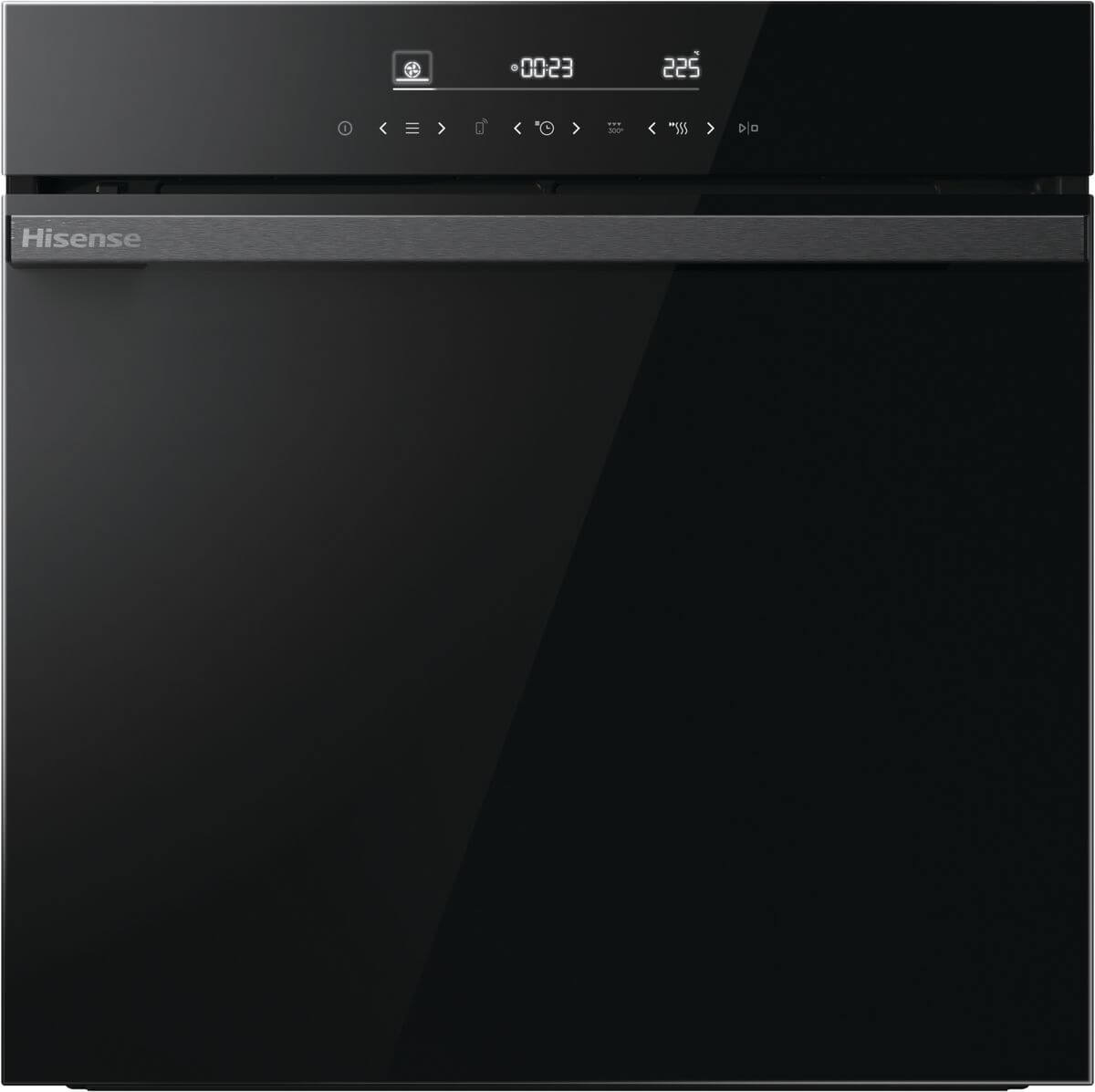 HISENSE HO66F PIZZACHEF Backofen Pyrolyse BlackGlass HI6