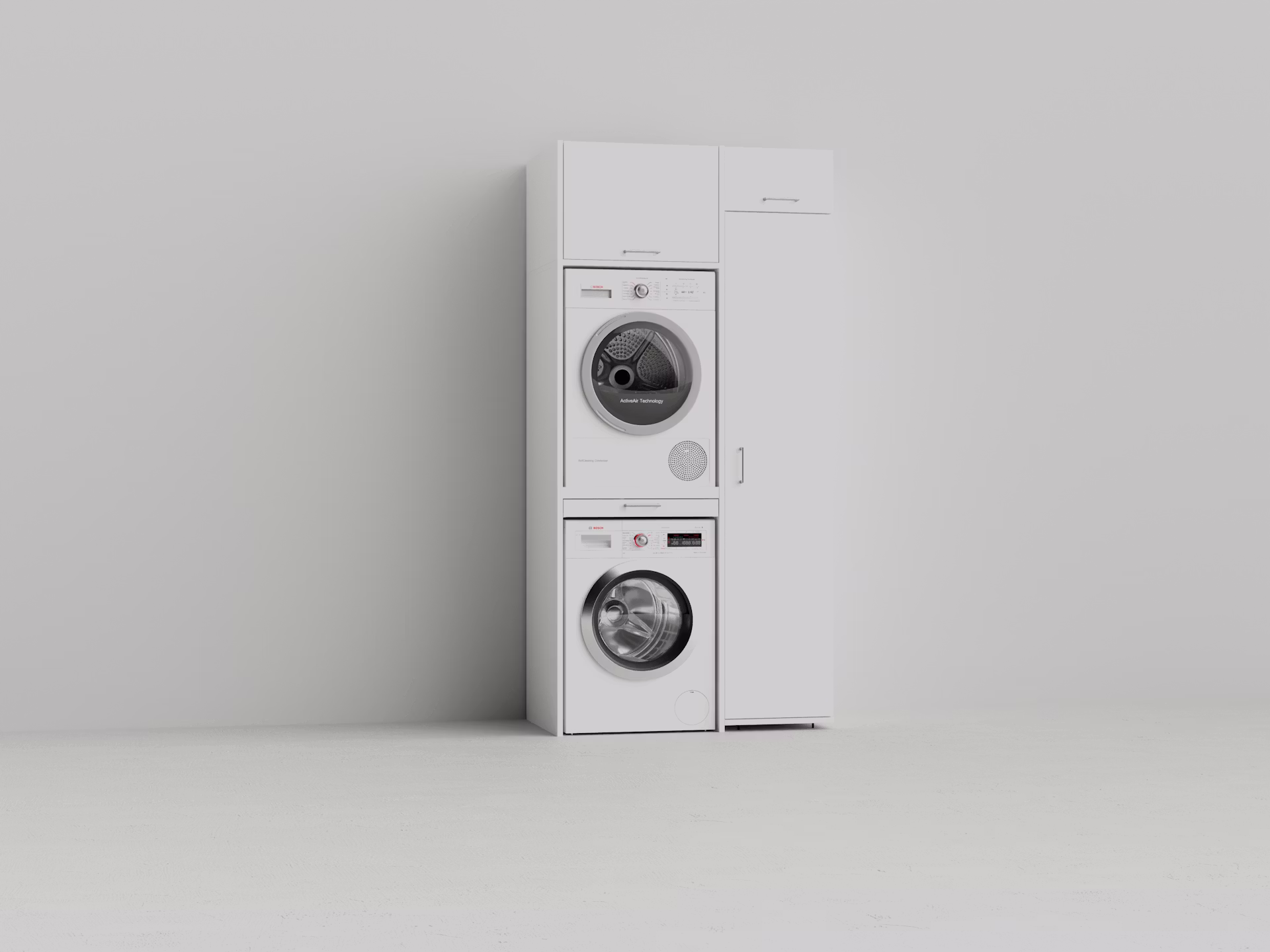 Adago Home Waschturmset 3.3 weiss 1xWSTT185+WSTN048+WSCH207-45+WSCH26-45