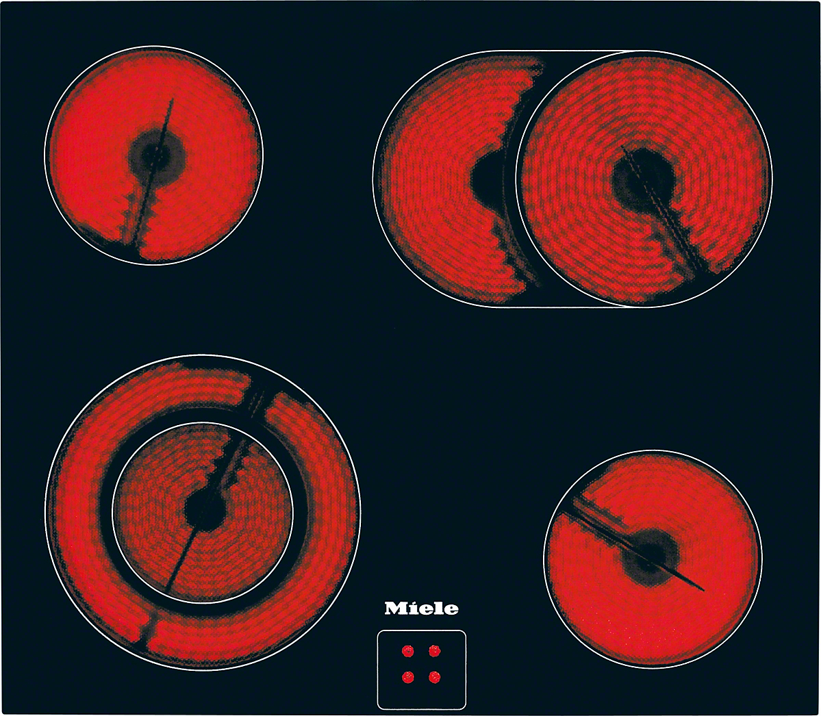 Bild von MIELE KM 6017 400V Glaskeramik Kochfeld, 06946390