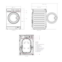 Bild von Electrolux WE170V Waschmaschine 8 kg, 914535401
