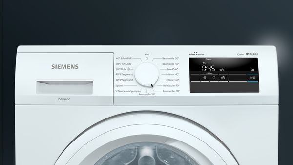 Siemens iQ300 Waschmaschine, Frontloader 8 kg 1400 U/min, WM14N0B1CH